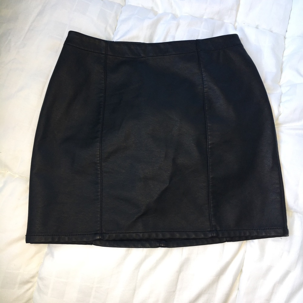 Forever21 Faux Leather Mini Skirt